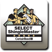 All American Renovations is a Certainteed SELECT ShingleMaster.